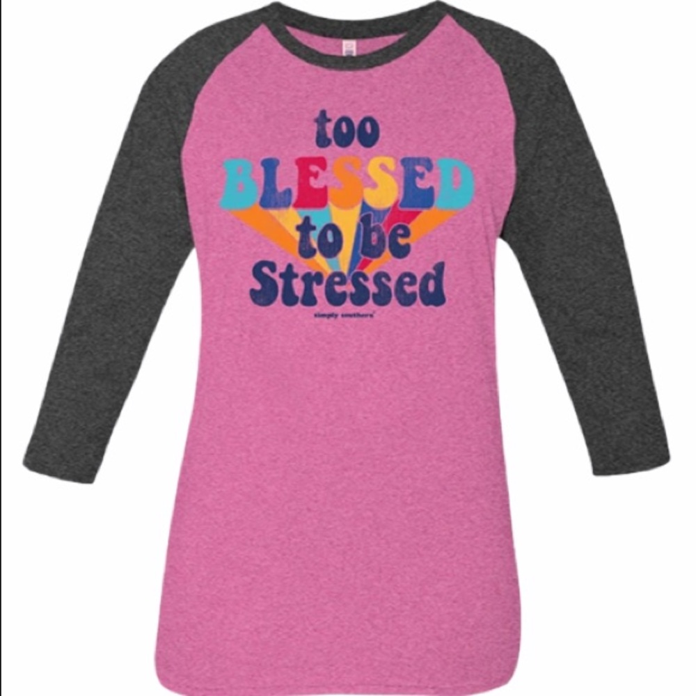 Simply Southern Too Blessed Tee